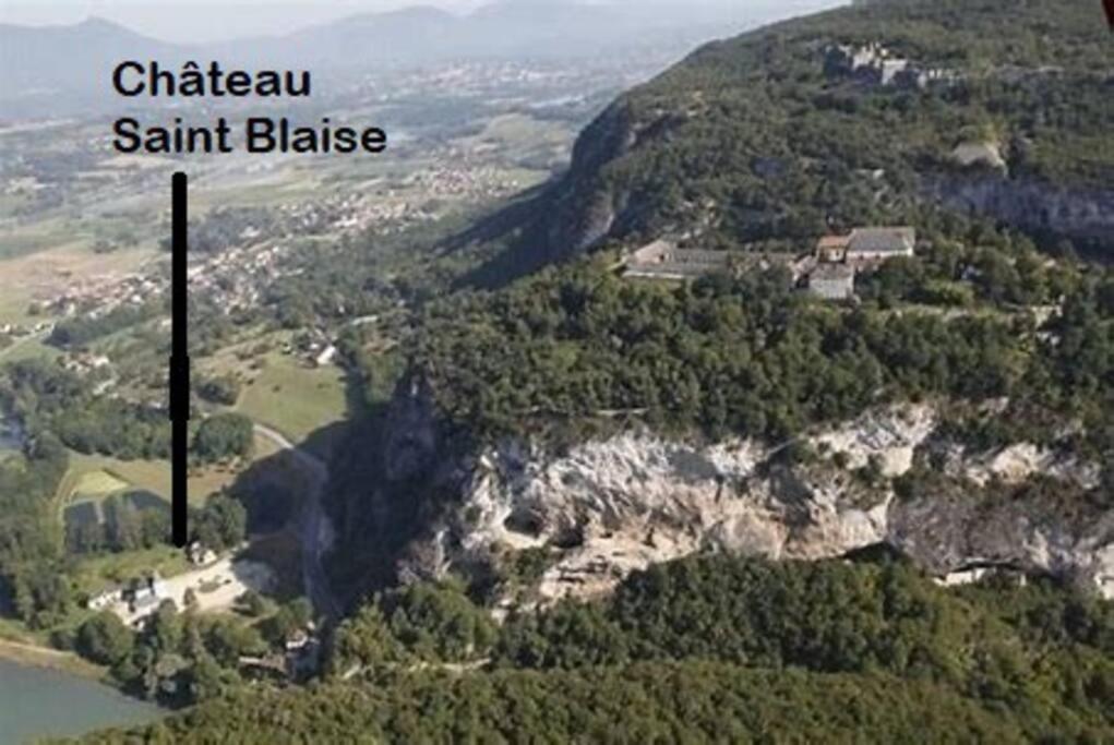 Au Chateau Saint Blaise Virignin Bagian luar foto